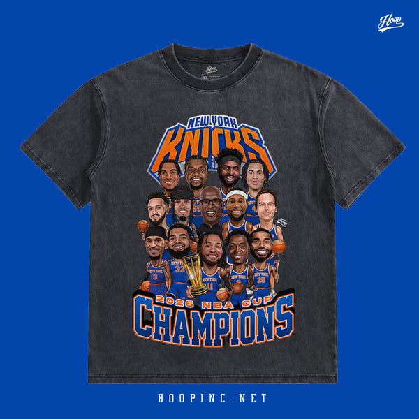 "NEW YORK CUP CHAMPION 2025" Washed Tee