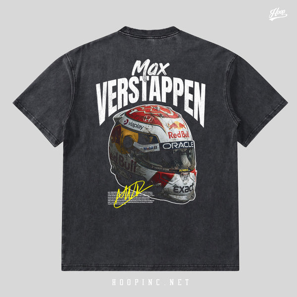 "Hoopinc Racer Helmet #3" Washed Tee
