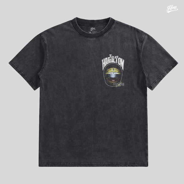 "Hoopinc Racer Helmet #1" Washed Tee