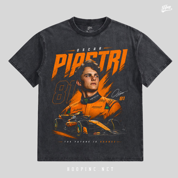 "F1 Racing - Piastri Poster" Washed Tee