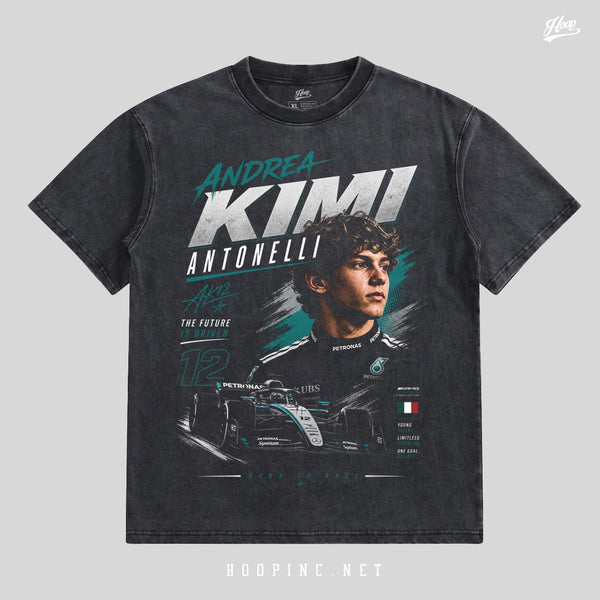 "Hoopinc Racing Poster #12" Retro Washed Tee