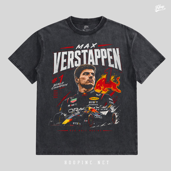 "F1 Racing - Verstappen Poster" Washed Tee