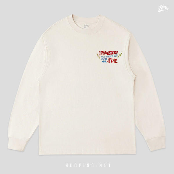 "Delightful Derek" long sleeve heavy weight tee