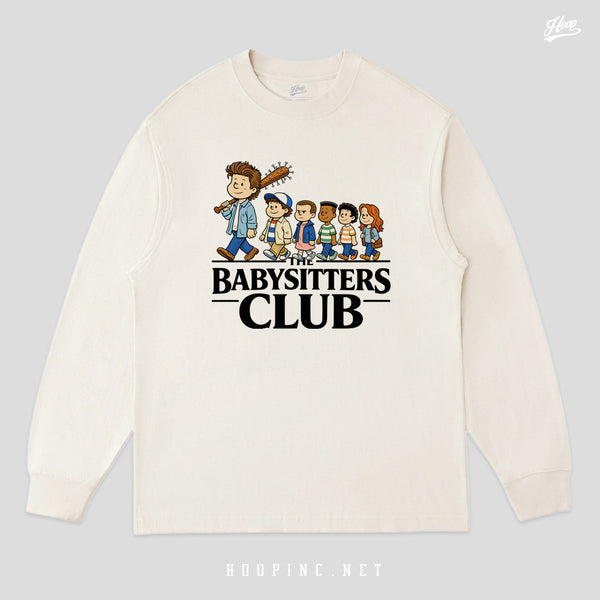 "The Babysitters Club" long sleeve heavy weight tee