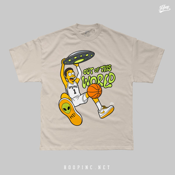 "Wemby Alien Out of This World" tee