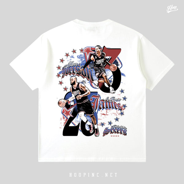 "Sixers The King and The Answer" Washed Tee
