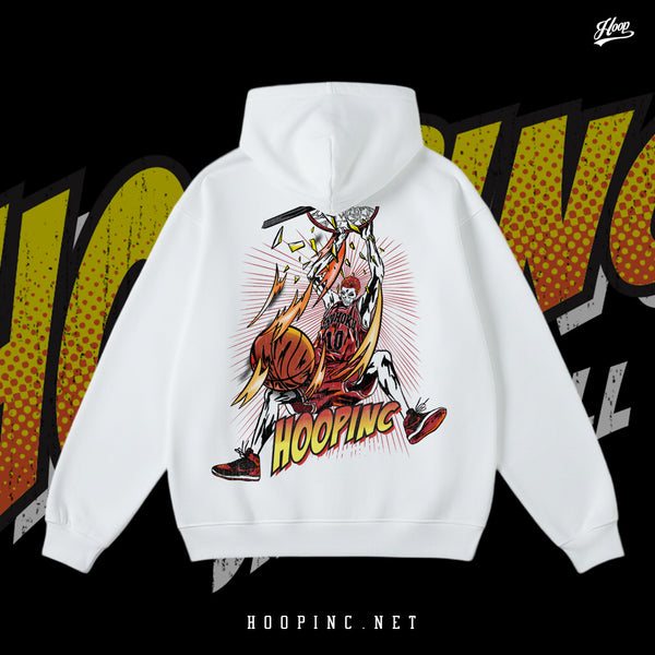 "HOOPINC Basketball Skull #10" Hoodie