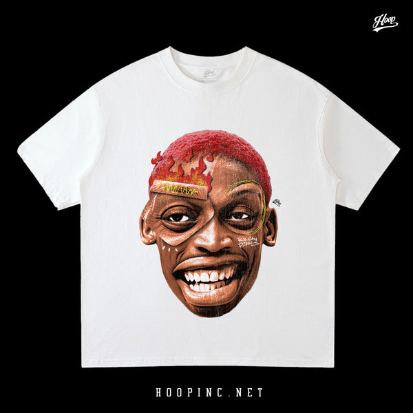 "Crazy Head - Bad Boy Rodman" Washed Tee