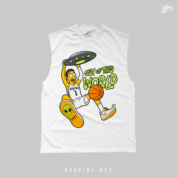 "Wemby Alien Out of This World" Quick Dry Cool Sleeveless Tee