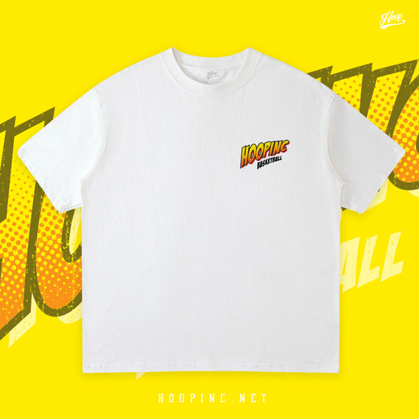 "HOOPINC Basketball Skull #10" Washed Tee