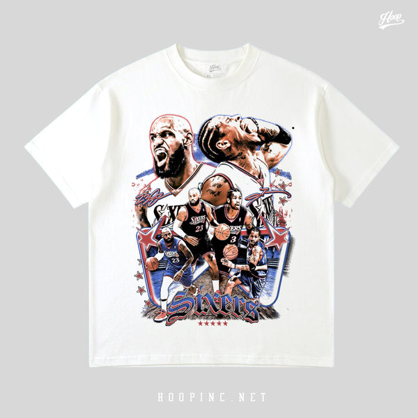 "Sixers The King and The Answer" Washed Tee