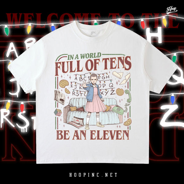 "Upside Down World - Eleven" Washed Tee