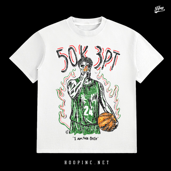 "吳委峻 50K 3PT GREEN" Washed Tee