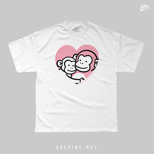 "My World In My Arms Punchi Monkeys" heavy weight tee