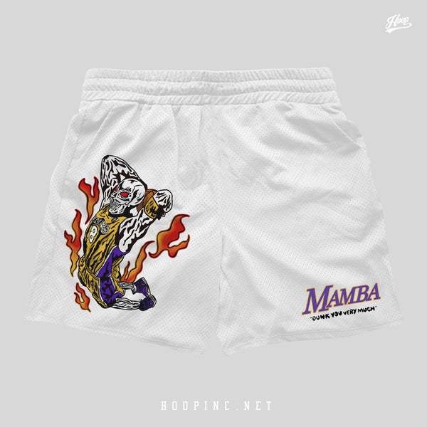 "MAMBASKULL" basketball shorts