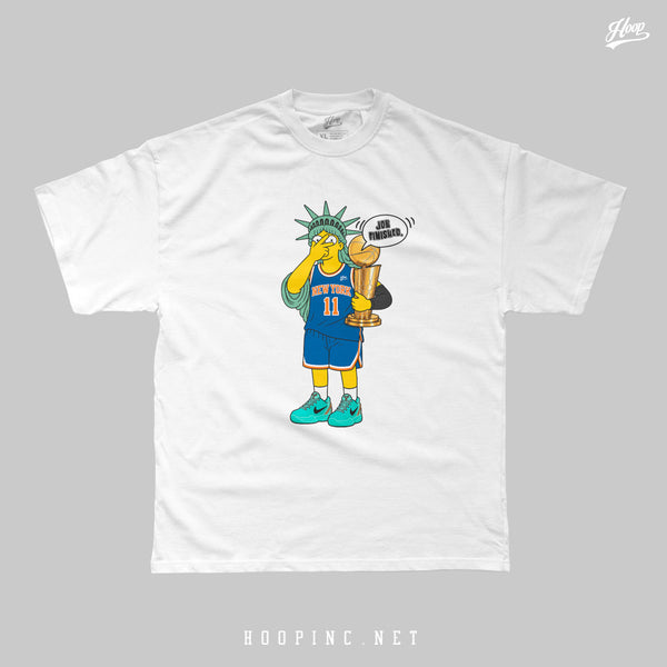 "NEW YORK JOB FINISHED 2026 CHAMPION" Heavy Weight Tee
