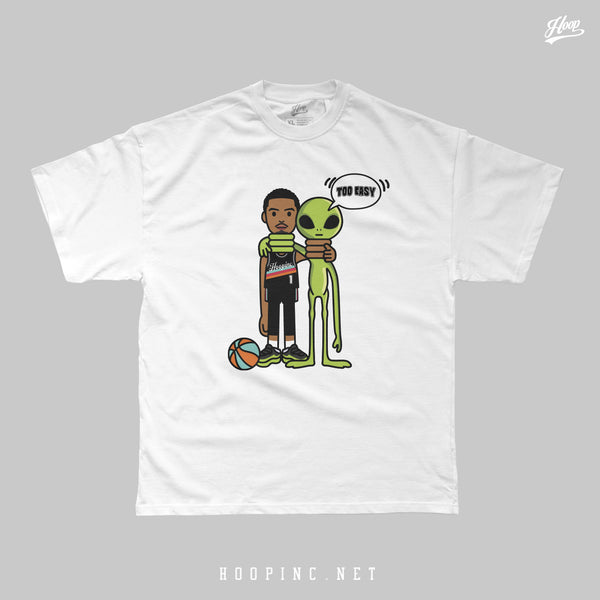 "Wemby Alien 2 Easy" heavy weight tee
