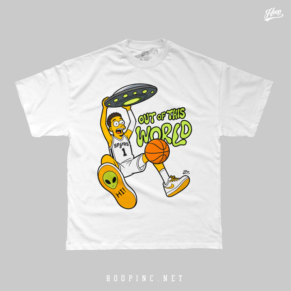 "Wemby Alien Out of This World" tee