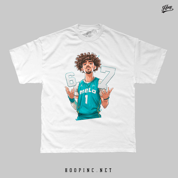 "MELO SIX SEVEN 67" heavy weight tee