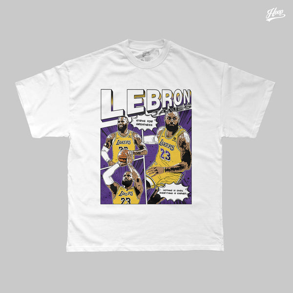 "LBJ Comic Style" heavy weight tee