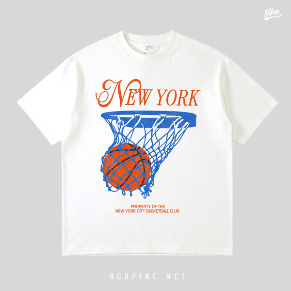 "NEW YORK BASKETBALL" Washed Tee