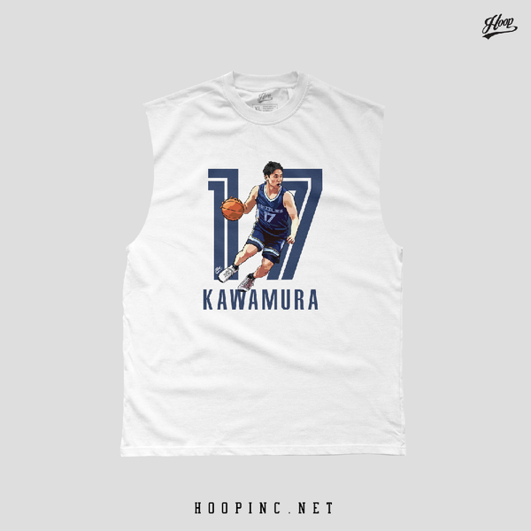 "KAWAMURA 17 河村勇輝" Sleeveless tee