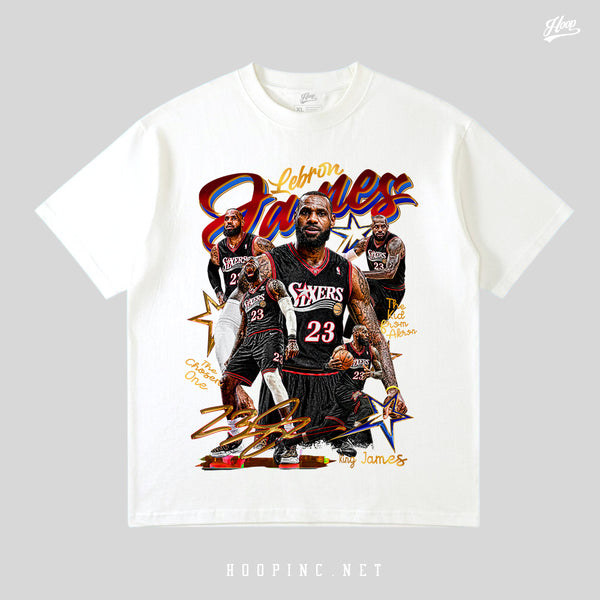 "Sixers Lebron Poster" Washed Tee