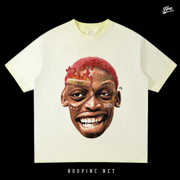 "Crazy Head - Bad Boy Rodman" Washed Tee