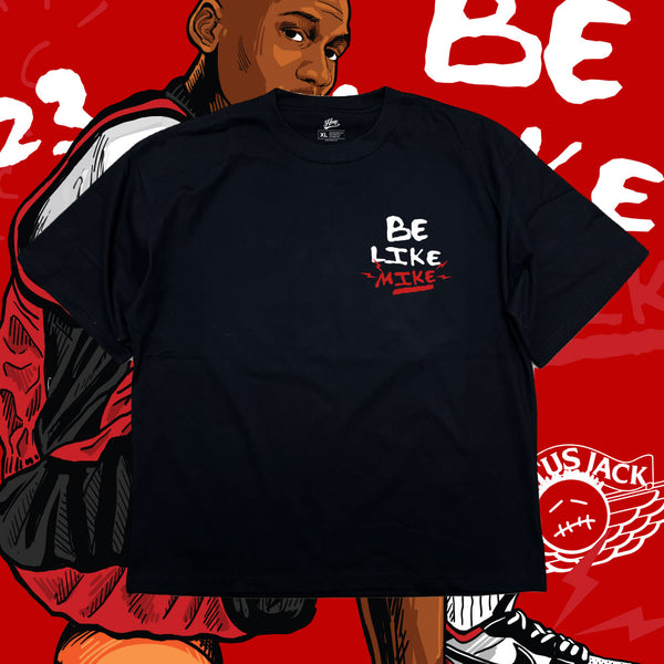 "Be Like Mike in red" Oversize Tee