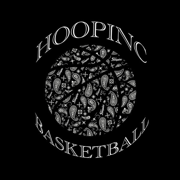 "HOOPINC Basketball paisley pattern" tee / sleeveless
