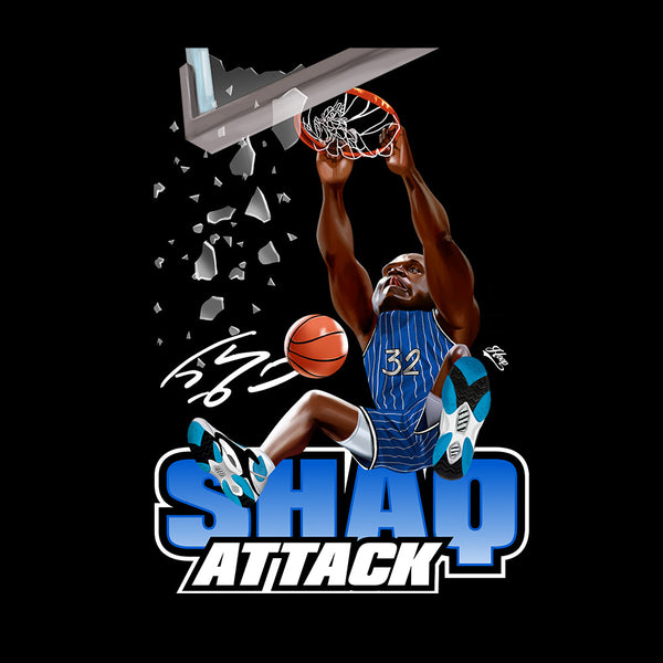 "SHAQ Attack" tee / sleeveless