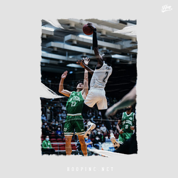 "Jahlin Smith Jayhoops_22 poster dunk" heavy weight tee