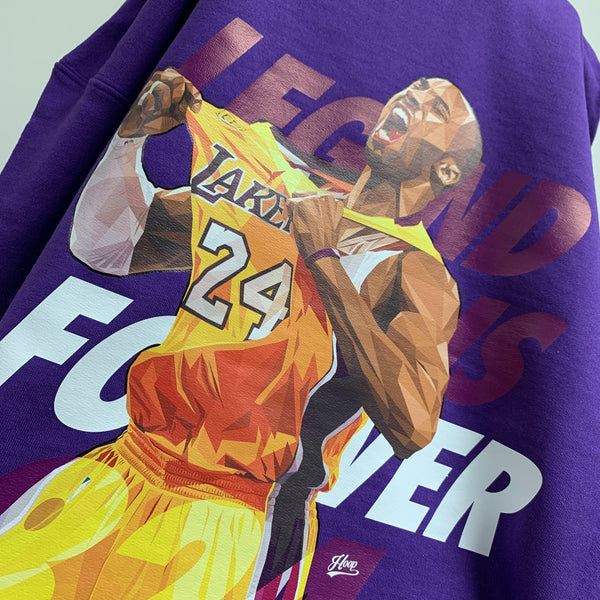 Legend is forever 824 hoodie purple