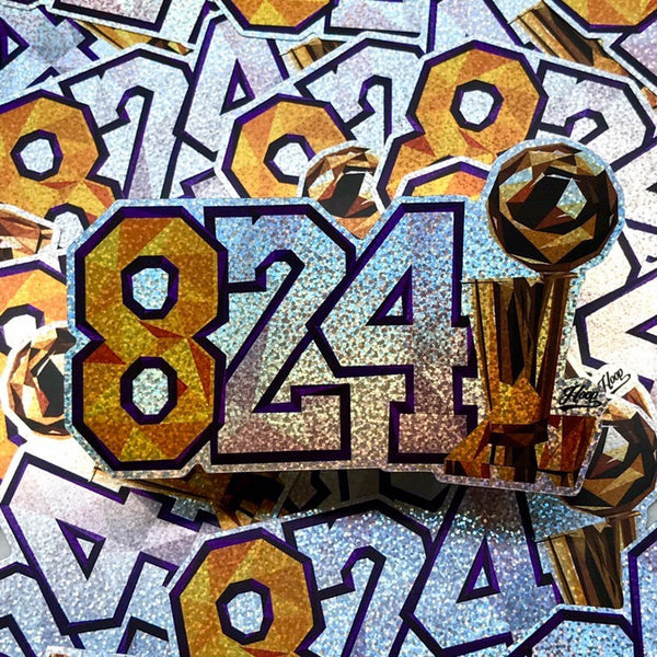 "Mamba 824" tee / sleeveless tee + sticker set