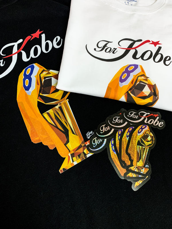 "FOR-KOB" tee / sleeveless tee + sticker set [STYLE B]