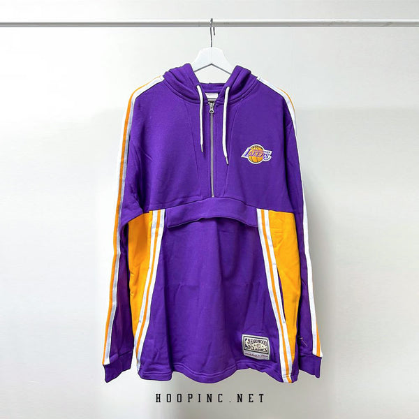 "MITCHELL & NESS NBA LA Lakers" French Terry half-zip hoodie