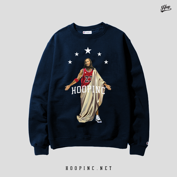 "HOOP JESUS #23" sweater
