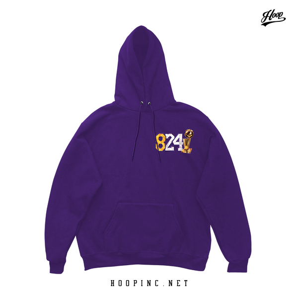 Legend is forever 824 hoodie purple