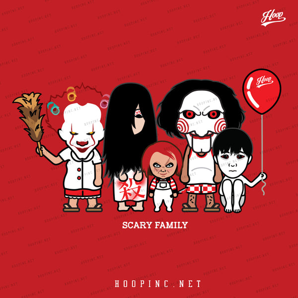"Scary Family v2" tee